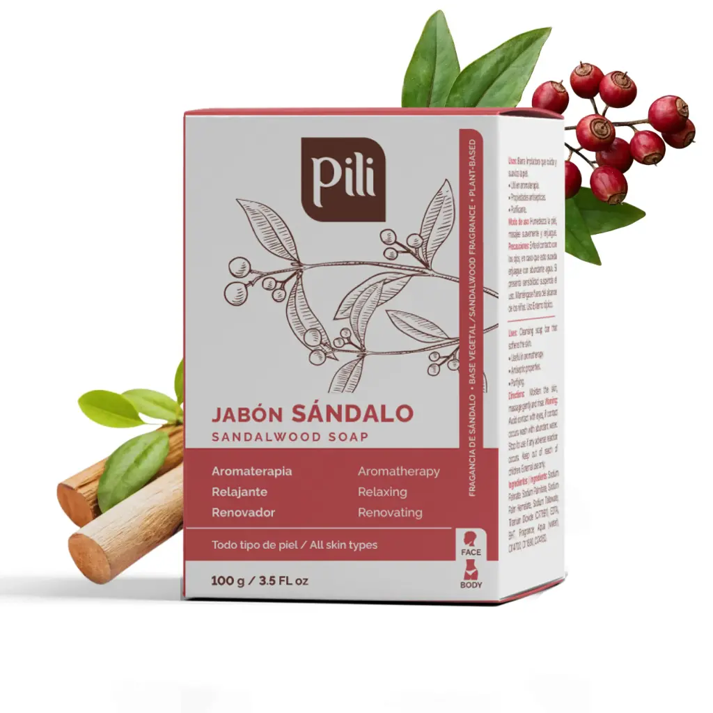PILI SANDALWOOD SOAP - BAR 3.5 OZ