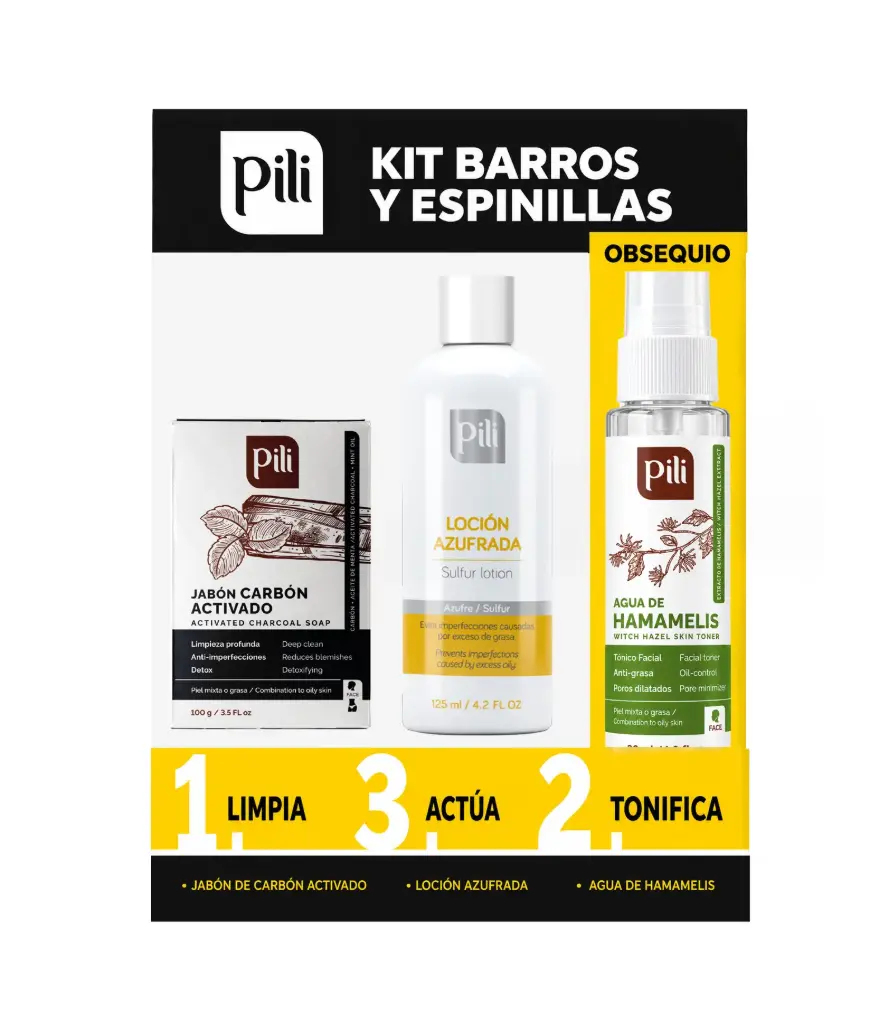 KIT PILI BARROS Y ESPINILLAS