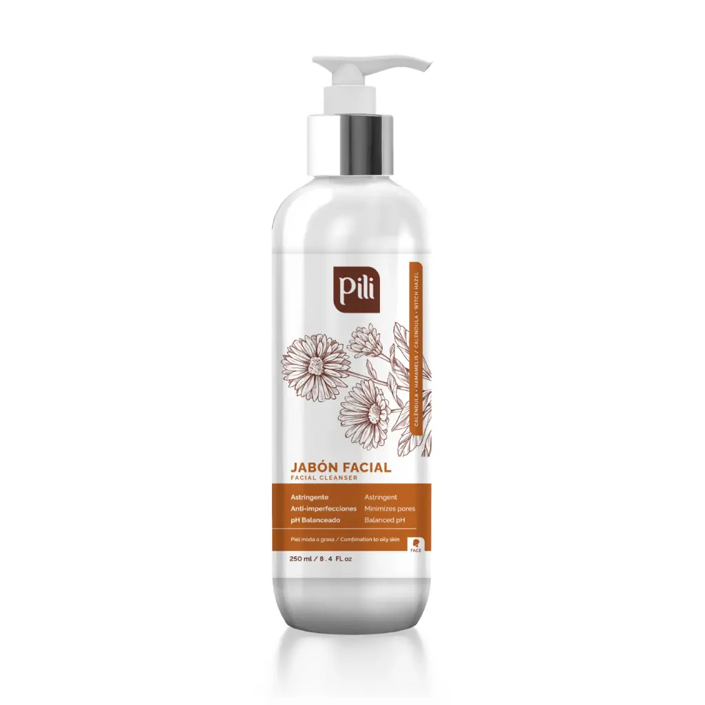 JABON FACIAL PILI CALENDULA 250 mL