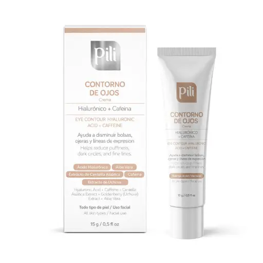 [D28803] HYALURONIC + CAFFEINE EYE CONTOUR CREAM PILI 15 G