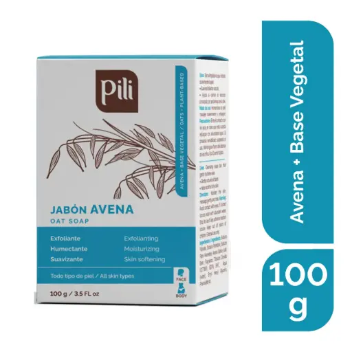 [D4683] PILI OATS SOAP - BAR 3.5 OZ