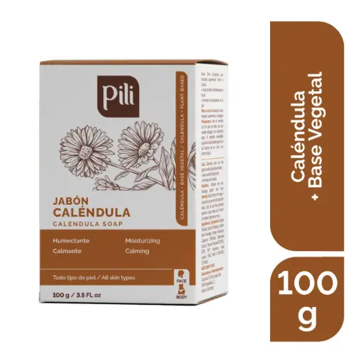 [D478] PILI CALENDULA  SOAP - BAR 3.5 OZ