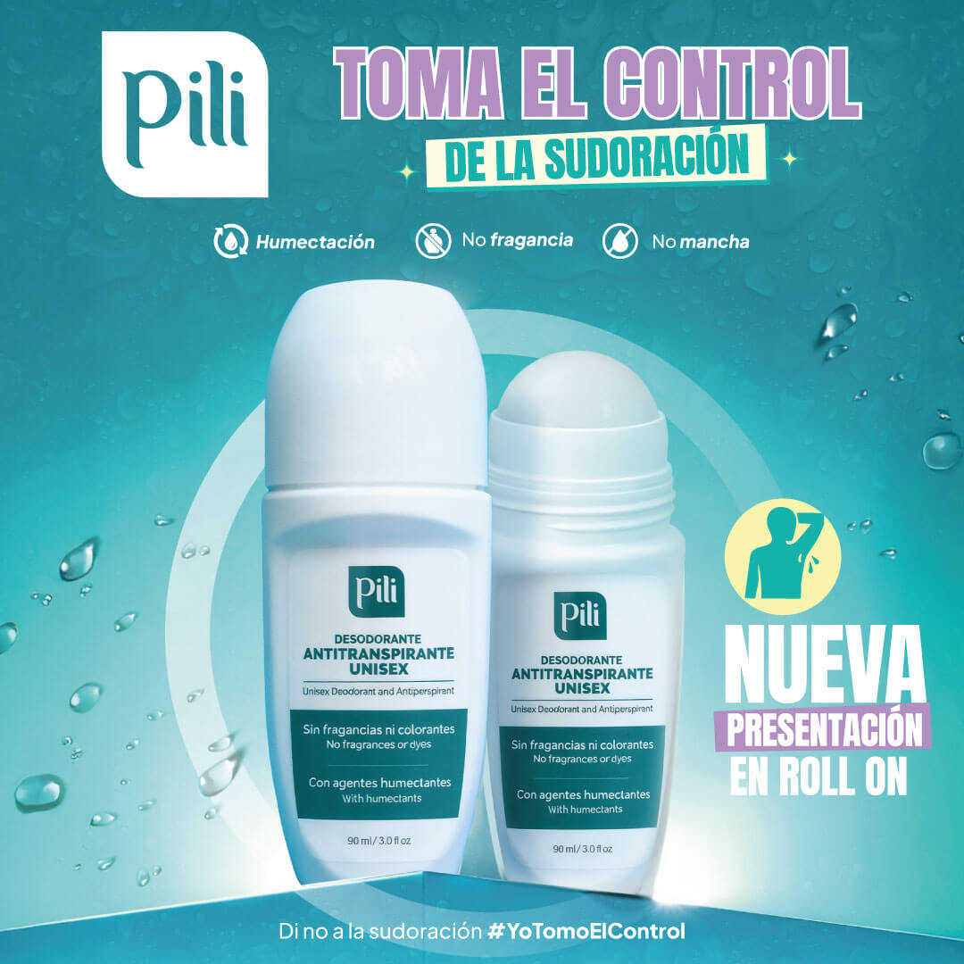 Desodorante Antitranspirante Roll-On Pili